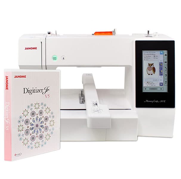 Janome MC500E + Program Artistic Digitizer JR