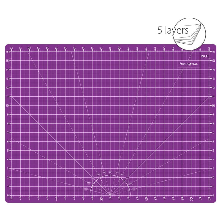Mata Texi Craft Purple 60x45cm