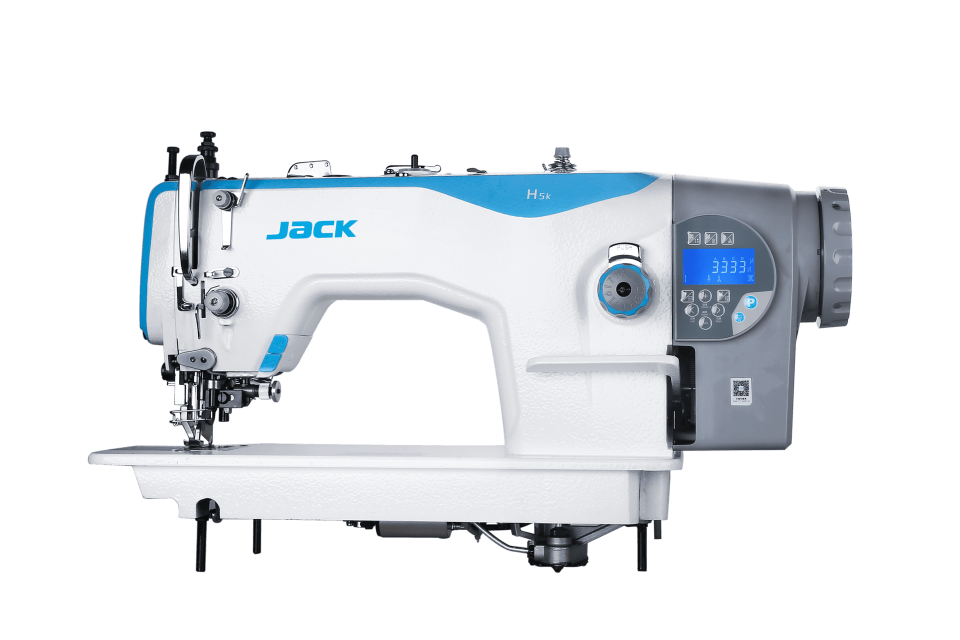 Jack H5K-CZ-4 Stębnówka automatyczna z odkrawaczem do grubych materiałów