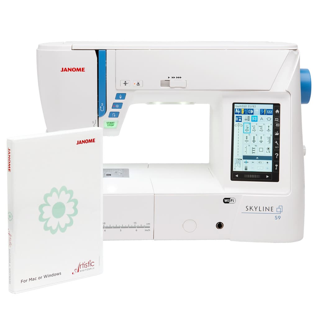 Janome Skyline S9 + program Artistic Digitizer JR