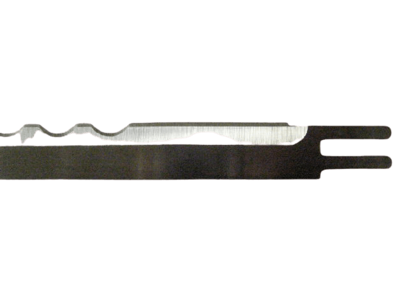 E10"W HSS Ostrze noża pionowego, faliste do EASTMAN GERMANY