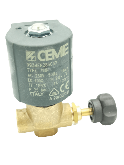 elektrozawór kątowy CEME 1/4" - widok 2