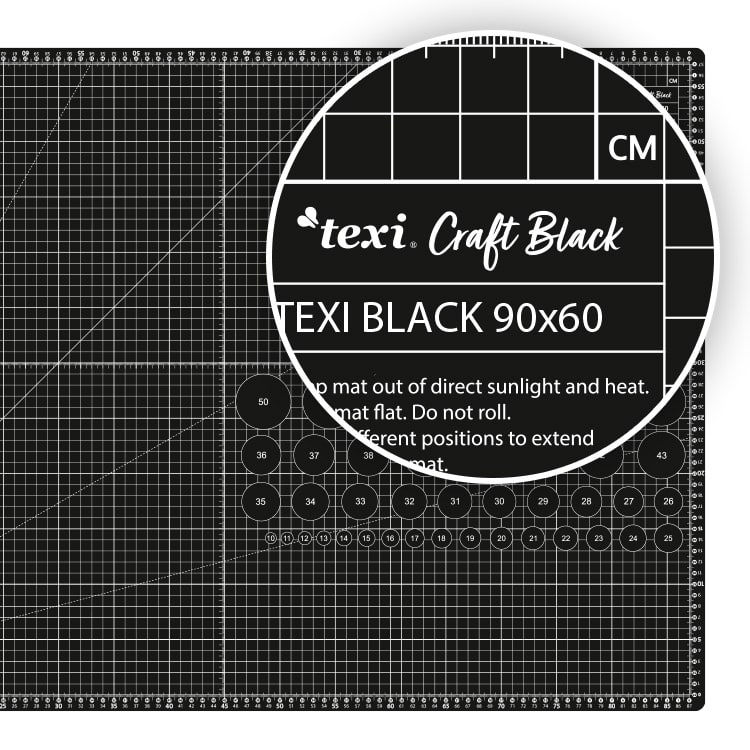 Texi Craft black 90x60cm - widok 2