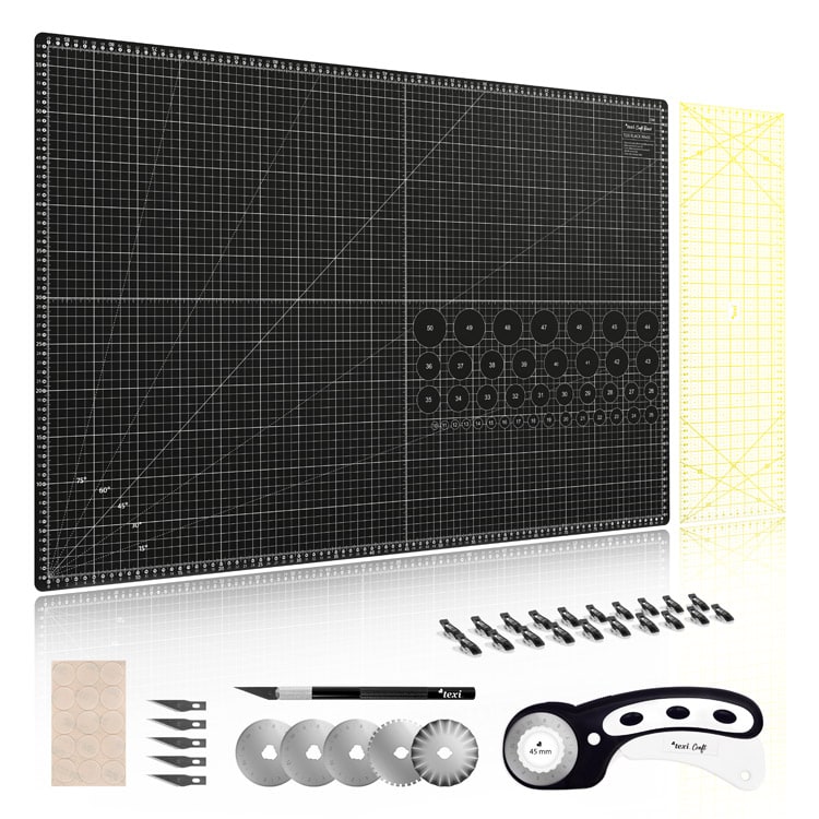 Texi Craft black 90x60cm