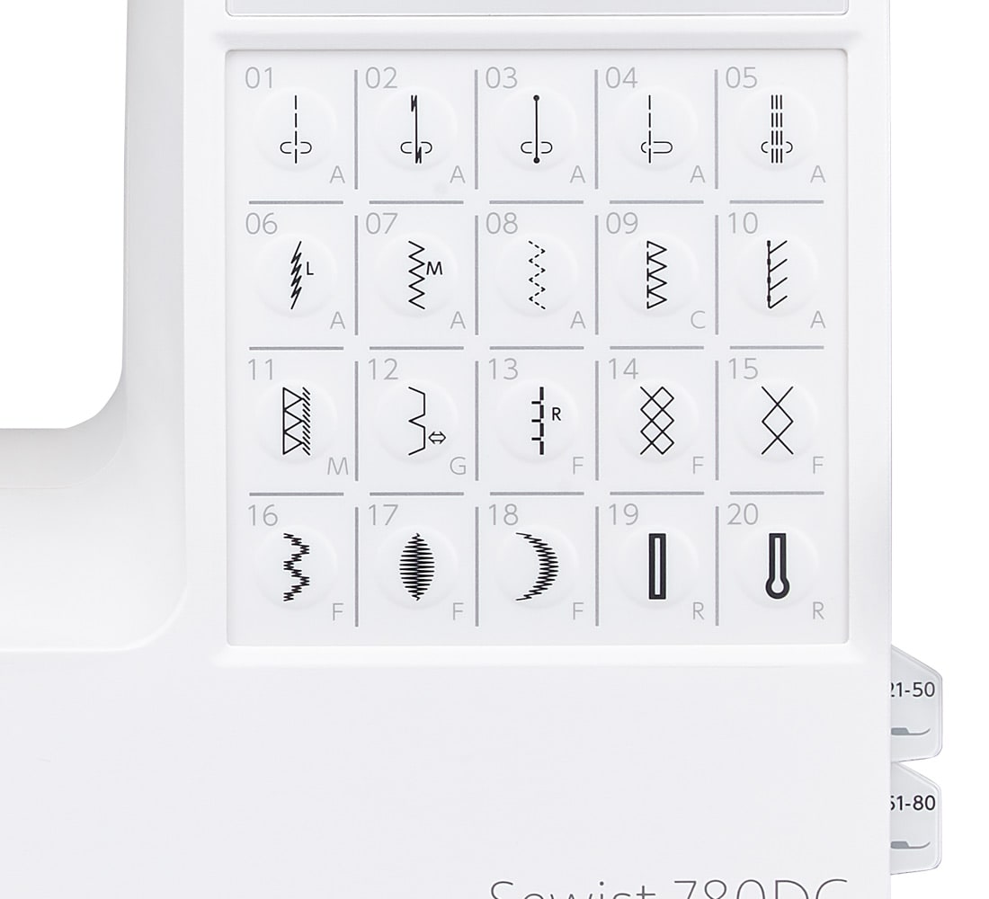 Janome 780DC - widok 2