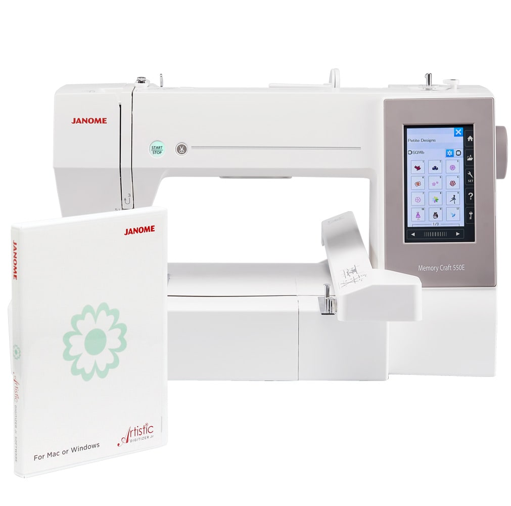 Janome MC550E + program Janome Artistic Digitizer