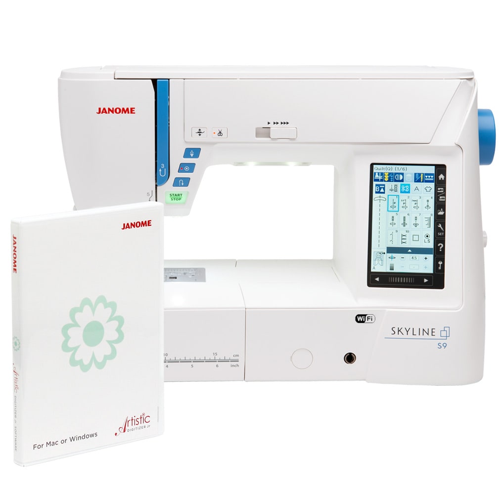 Janome Skyline S9 + program Janome Artistic Digitizer Jr