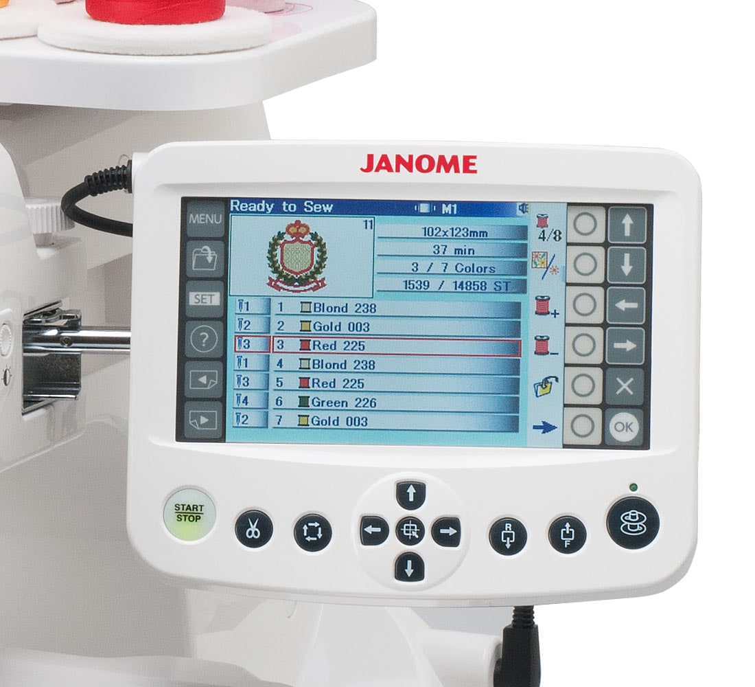 Hafciarka Janome MB-4SE - widok 2
