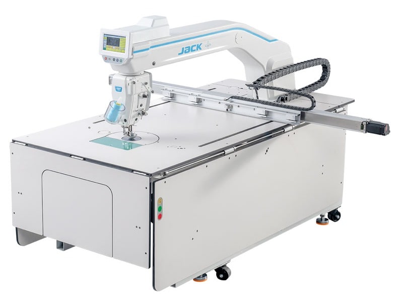 Jack M9-SS-F11B13-X pole szycia 1400x950mm z obrotową głowicą i dużym chwytaczem, laser - widok 2