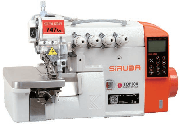 Owerlok SIRUBA 747LQT-514M-3-24/ECM/DKLUI1-4