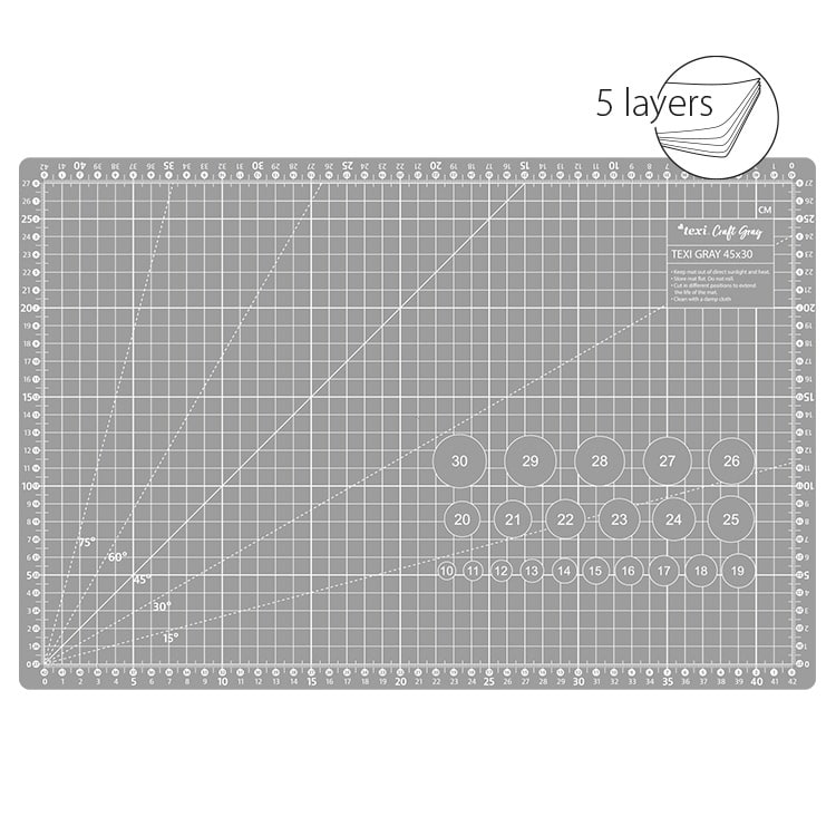 Texi Craft Grey 45x30 zestaw - widok 2
